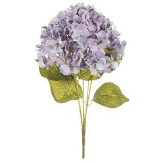Umělá květina, puget hortenzie fialový