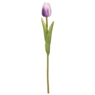 Umělá květina, tulipán fialový 1 ks