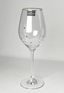 Dartington sklenice na bílé víno s krystaly Swarovski 330 ml 1KS
