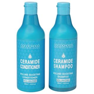 Sada COCOCHOCO Ceramide kondicionér & šampón pre objem vlasov 2x 500ml