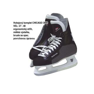 Hokejové brusle (Hokejové brusle - hokejové brusle Botas - Hokejové brusle CHICAGO 3000, velikost 36 - 37)