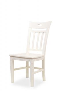 Masivní židle NORMANDIE Varianta: Bílá