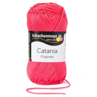 Catania 256 himbeer  pletací a háčkovací příze, 100% bavlna