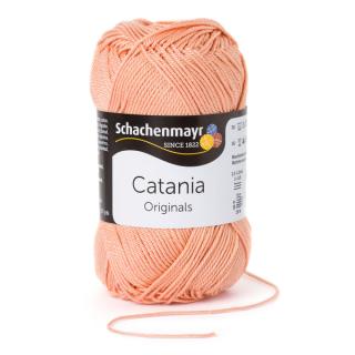 Catania  401 apricose  pletací a háčkovací příze, 100% bavlna