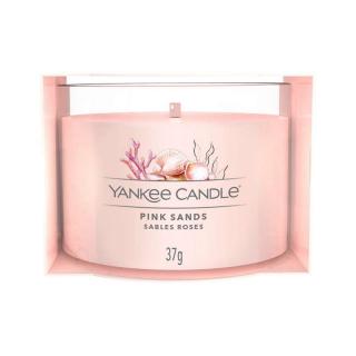 Yankee Candle votivní vonná svíčka ve skle Pink Sands (Růžové písky)