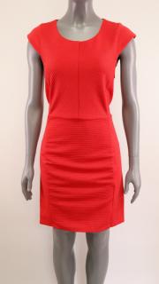 Červené pouzdrové šaty H&amp;M vel. M
