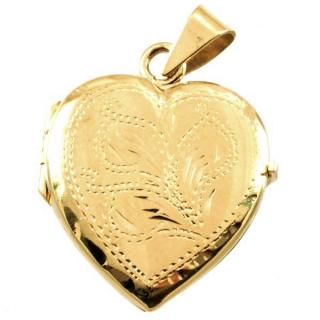 Zlatý medailonek srdce 1381