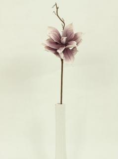 Umělá květina | magnolie | 82x26cm fialová