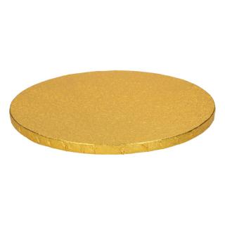 Dortová podložka Fun Cakes - Kruh 30 cm zlatá