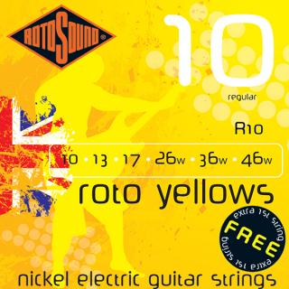 Struny Rotosound Yellow, 010