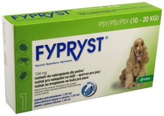 Fypryst Spot-on Dog M 10-20 kg 1 x 1,34 ml