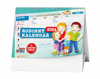 Kalendář stolní 2024 Rodinný plánovací
