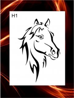 plastová šablona Horse H1