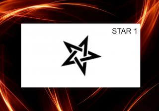 plastová šablona STAR 1