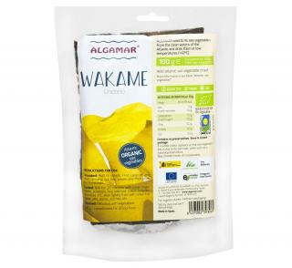Mořské řasy Wakame 100g Bio Algamar (Řasy do polévek, salátů a opečené jako koření)