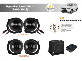 Kompletní ozvučení Hyundai Santa Fe II (2006-2012) - skvělý zvuk