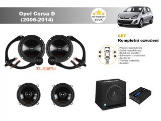 Kompletní ozvučení Opel Corsa D (2006-2014) - skvělý zvuk