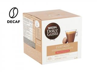 Nescafé Dolce Gusto Cortado Bezkofeinové DECAF kávové kapsle 16 ks