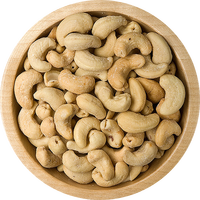 Kešu pražené, solené 1kg (Jádra kešu ořechů W320 pražená na rostlinném oleji)