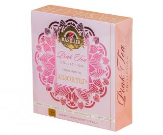 BASILUR Gift Pink Tea Assorted přebal 40 gastro sáčků (40x1,5g)