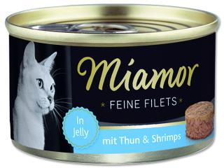 Konzerva MIAMOR Feine Filets tuňák + krevety v želé 100g