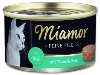 Konzerva MIAMOR Feine Filets tuňák + rýže v želé 100g