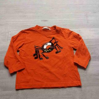 tričko dl.rukáv oranžové s pavoukem GEORGE vel 86 (tričko GEORGE)