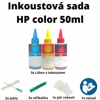 Inkoustová sada pro HP 364/655/920 color 50ml (Inkoustová sada pro HP 364/655/920 color 50ml)