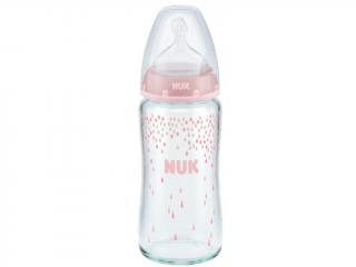 NUK First Choice skleněná kojenecká láhev, Anti-Colic