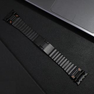 LUXURY řemínek  ušlechtilá ocel pro Apple Watch Ultar / Ultra 2 42mm 44mm 45mm 49 mm Černá