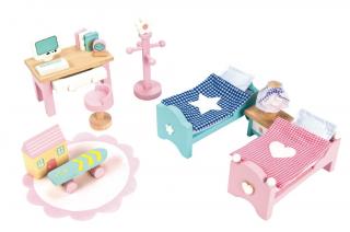 Le Toy Van Nábytek do domečku pro panenky Daisylane dětský pokojík