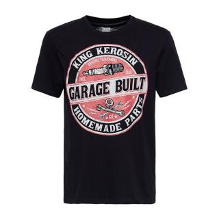 Triko King Kerosin Garage Built t-shirt black
