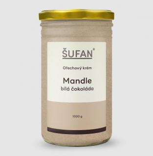 Máslo Mandle-Bílá čokoláda hmotnost: 1000g