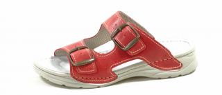 Santé EXTRA MĚKKÉ dámské zdravotní pantofle červené Tabulka dámských velikostí: 37
