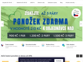 České funkční ponožky a podkolenky - ZKUS PONOŽKY KUKS