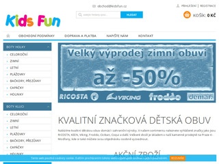 KidsFun.cz - Dětská obuv - Praha 4 - Modřany