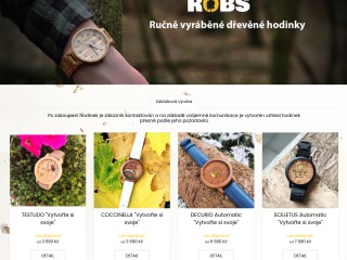 Dřevěné hodinky ROBS | Ručně vyrobené z kousku přírody