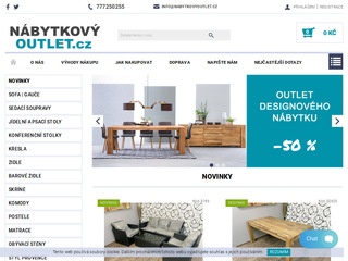 NÁBYTKOVÝ OUTLET.cz | Designový nábytek se slevou 50 % | Praha 7