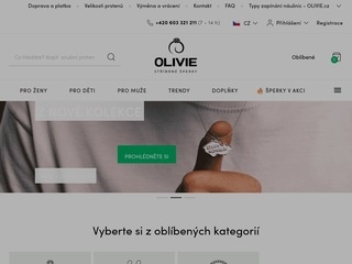 OLIVIE.cz - stříbrné šperky
